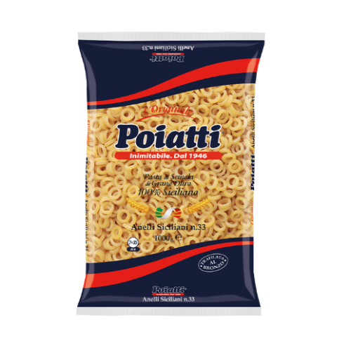 Poiatti Pasta #033 Anelli Siciliani