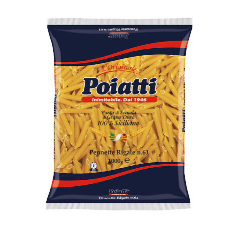 Poiatti Pasta #061 Pennette Rigate