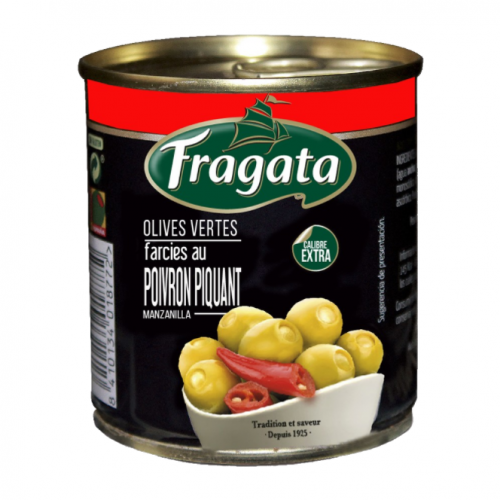 Fragata Olives Stuffed with Hot Pimento