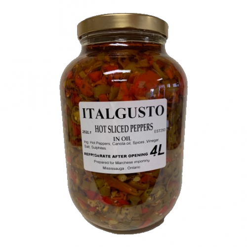 ItalGusto Peppers Hot Sliced