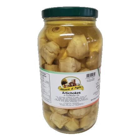 Masseria di Puglia Artichokes Whole in Sunflower Oil