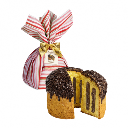 Zaghis Panettone Lux'or Farcito Cioccolato Rosso / Filled Chocolate Filled Chocolate - Red