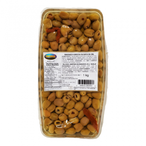 Renna Olives Cracked Green