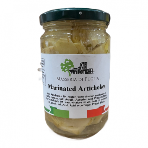 Masseria di Puglia Artichokes 1/4 Marinated in Sunflower Oil