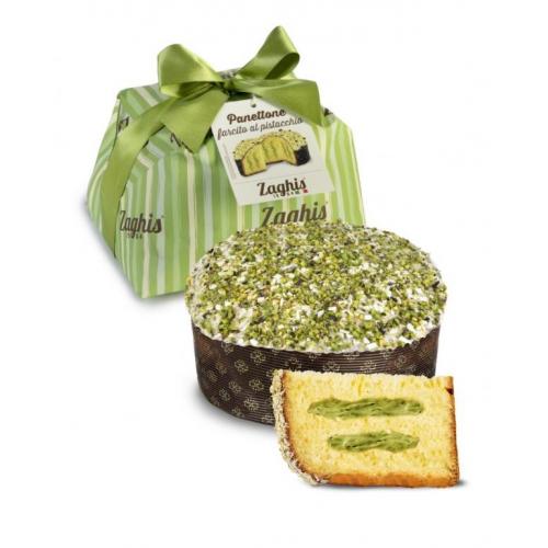 Zaghis Panettone Auguri Pistacchio