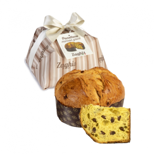 Zaghis Panettone Marron Glace