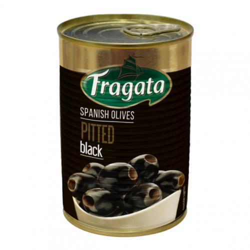 Fragata Olives Pitted Black Tin