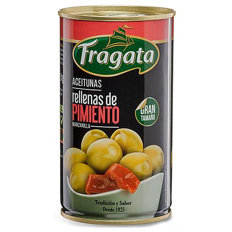 Fragata Olives Green Stuffed with Pimento Tin