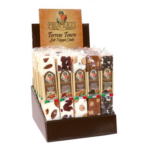 Properzi Torrone Teneri Assortiti in Display