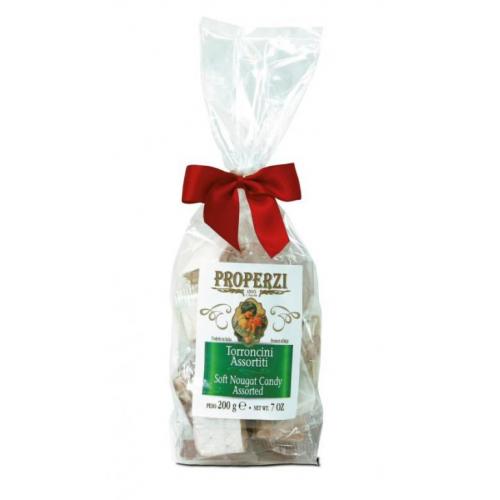 Properzi Torroncini Teneri alle Mandole, Nocciole, Pistacchio e Cioccolato