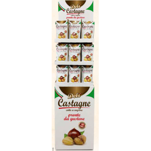 Sagi Chestnuts Cooked with Steam - Display - 84pz x 100g