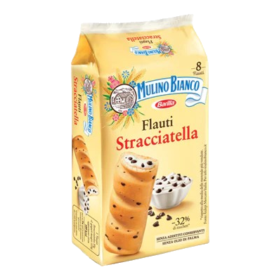 Mulino Bianco Flauti Stracciatella 8X12