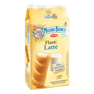 Mulino Bianco Flauti Latte 12x8
