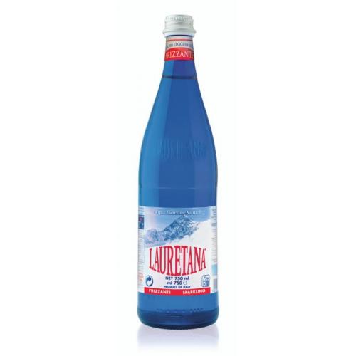 Lauretana Sparkling Blue Glass Bottle