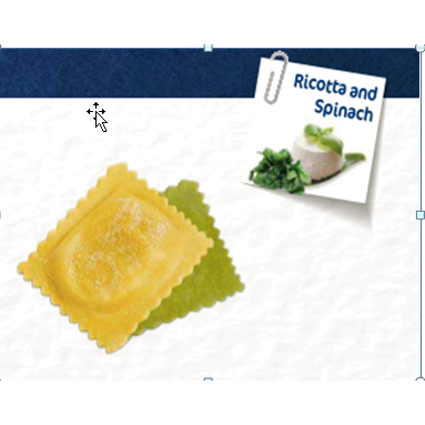 Bacaro Ricotta and Spinach Quadrone Frozen Pasta