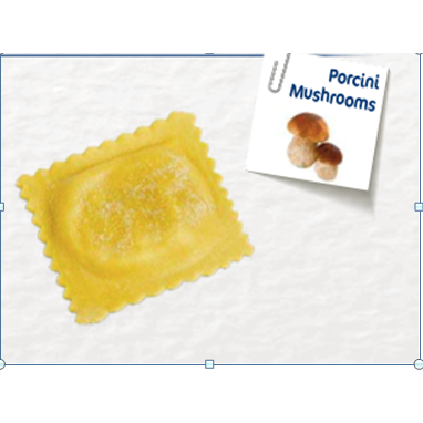 Bacaro Porcini Mushrooms Quadrone Frozen Pasta