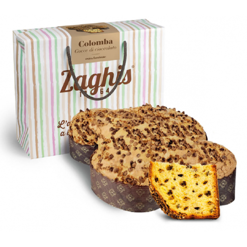 Zaghis Colomba Chocolate Chips Bag-Box