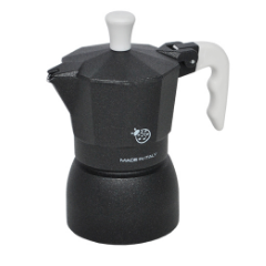Top Moka Ladybug Coffee Maker Black