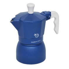 Top Moka Ladybug Coffe Maker Blue