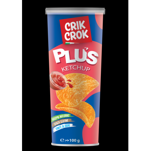 Crik Crok Plus Chips Ketchup