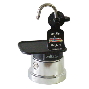 Top Moka Mini Coffee Maker Silver/Black