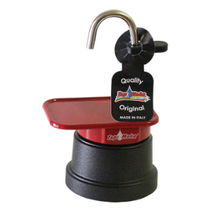 Top Moka Mini Coffee Maker Teflon/Red