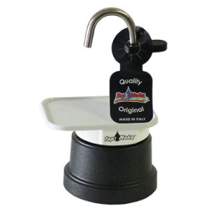 Top Moka Mini Coffee Maker Teflon/White