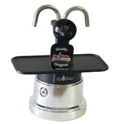Top Moka Mini Coffee Maker Silver/Black