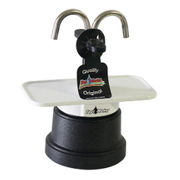 Top Moka Mini Coffee Maker Teflon/White