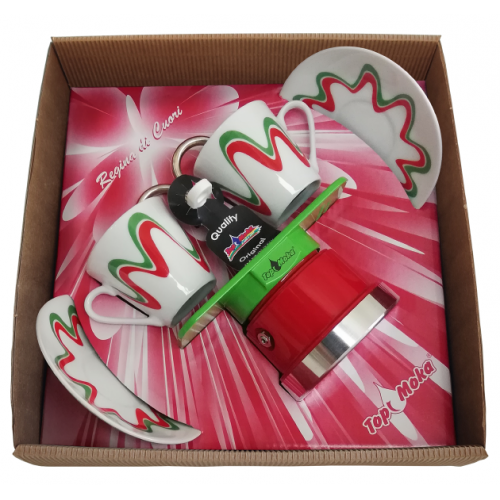 Top Moka Mini Coffee Maker Italy Gift Box