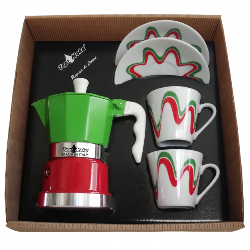 Top Moka Top Coffee Maker Italy Gift Box