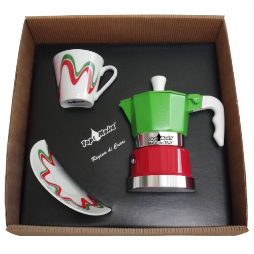 Top Moka Top Coffee Maker Italy Gift Box