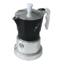 Top Moka Top Coffee Maker Silver/Black