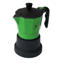 Top Moka Top Coffee Maker Teflon/Green