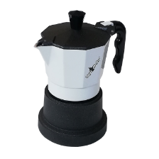 Top Moka Top Coffee Maker Teflon/White
