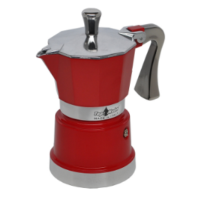 Top Moka Super Top Coffee Maker Red