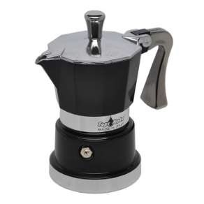Top Moka Super Top Coffee Maker Black