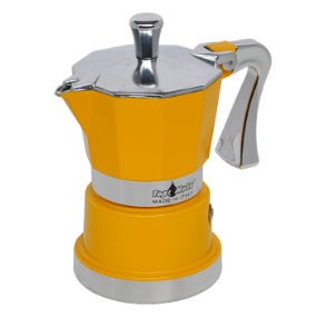 Top Moka Super Top Coffee Maker Yellow