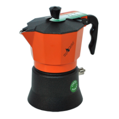 Top Moka Barley Testa Rossa Coffee Maker Orange