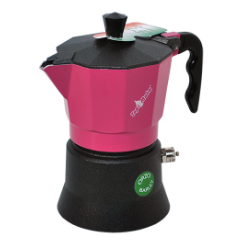 Top Moka Barley Testa Rossa Coffee Maker Pink