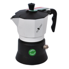 Top Moka Barley Testa Rossa Coffee Maker White