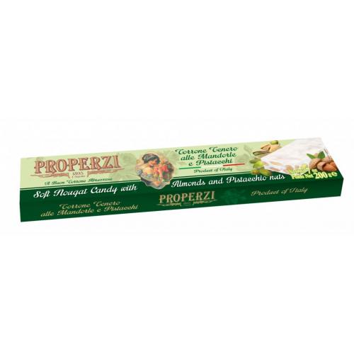 Properzi Torrone Tenero alle Mandorle e Pistacchio