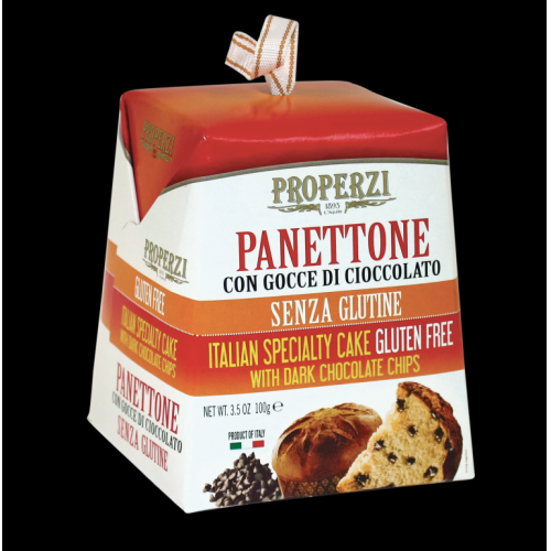 Properzi Mini Panettone with Chocolate Chips Gluten Free