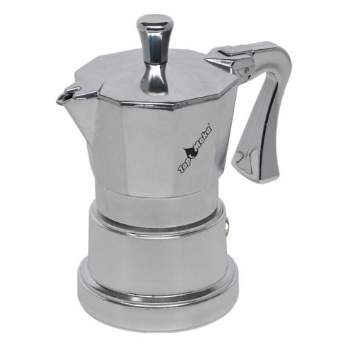 Top Moka Super Top Coffee Maker Silver