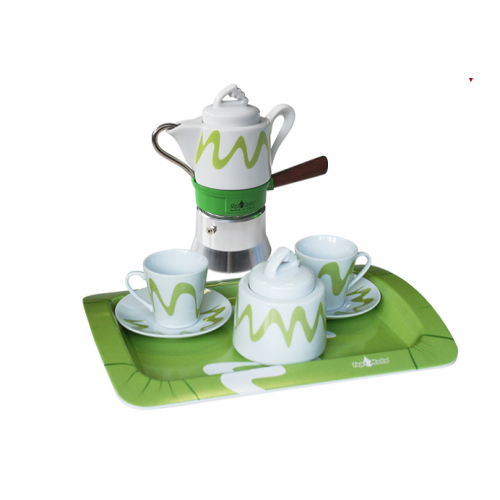 Top Moka Goccia Coffee Maker & 'Tête-à-Tête' Set