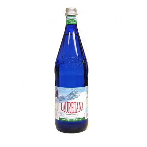 Lauretana Sparkling Mineral Water in Glass Bottle