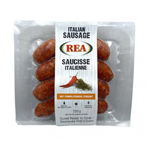 Rea Frozen Hot Fennel Sausage