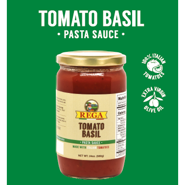 Rega Tomato & Basil Ready Pasta Sauce