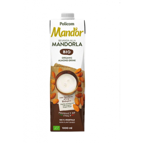 Policom Mand'Or Organic Unsweetened Almond Drink