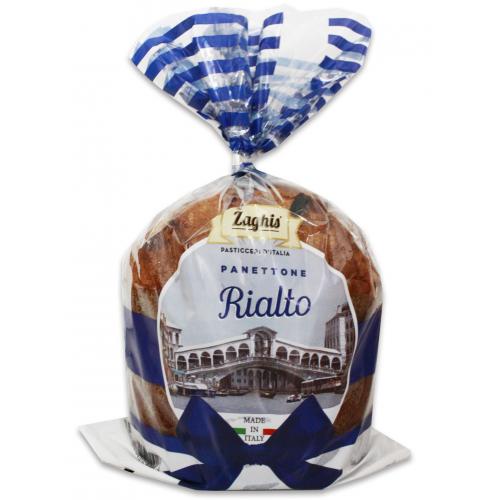 Zaghis Panettone Rialto in Cellophane Bag